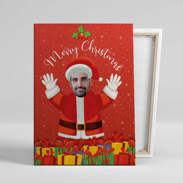 Personalized Christmas Canvas Frame | COD Not Available - Uncommongifts.in